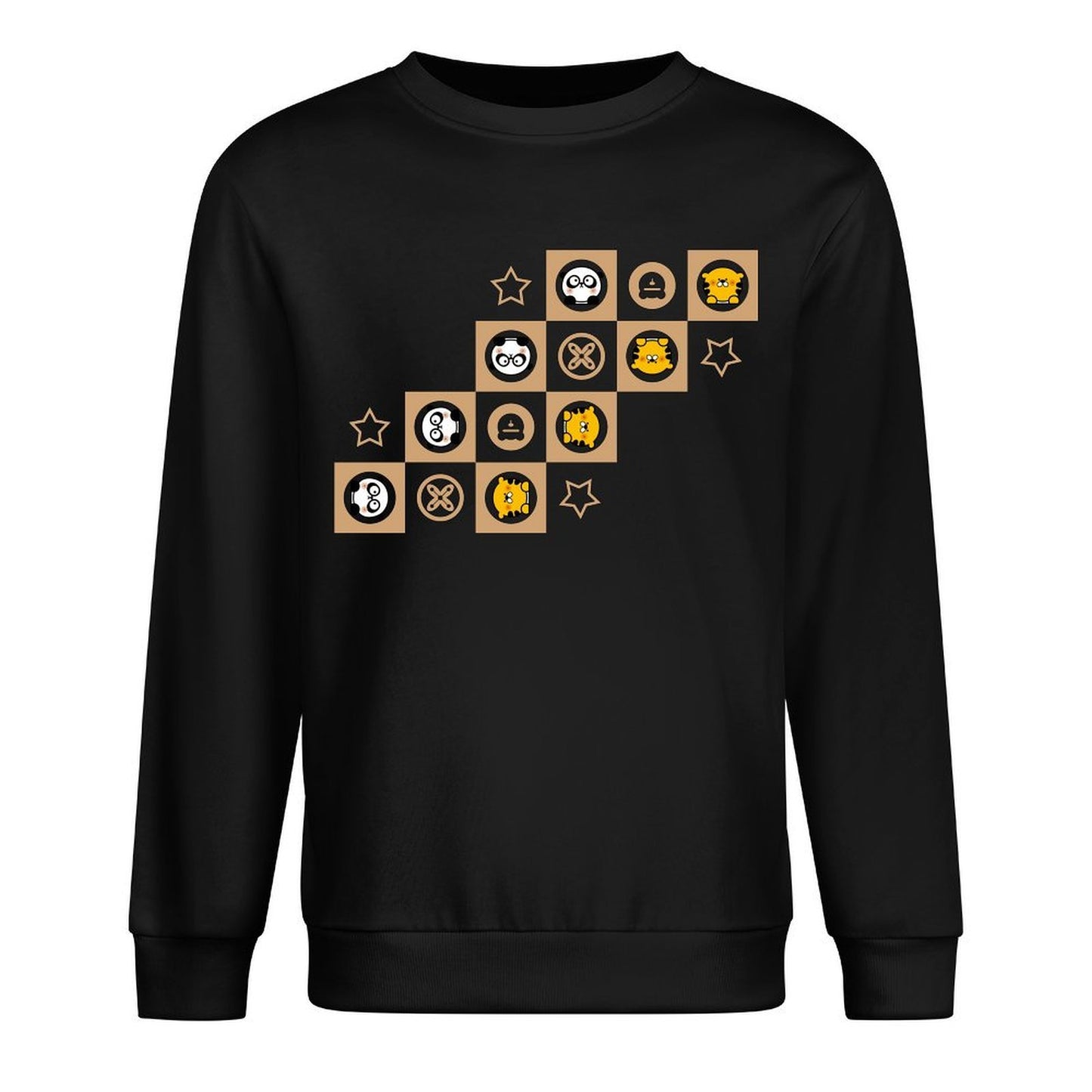 Front Patterned Long Sleeve TopClassicLine Series