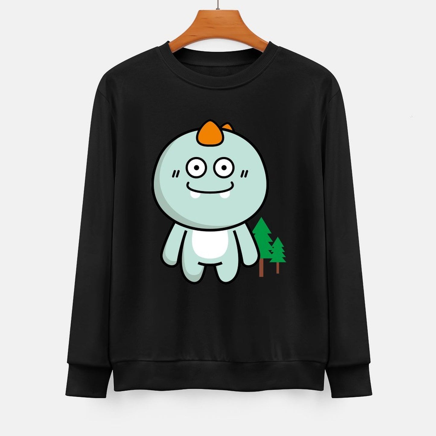 Front Patterned Long Sleeve TopUrban Heat-Transfer