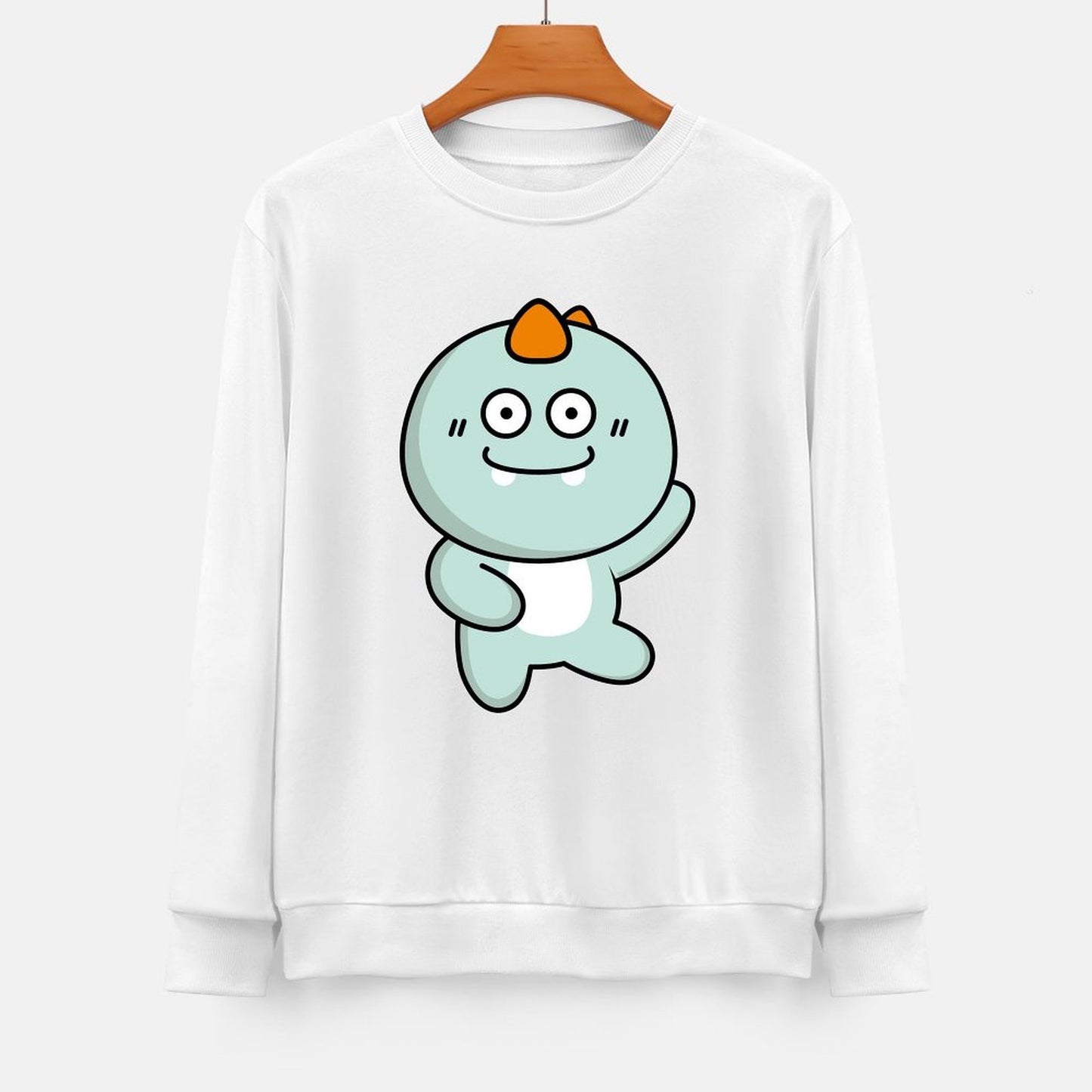 Front Patterned Long Sleeve TopActiveWear RelaxFit