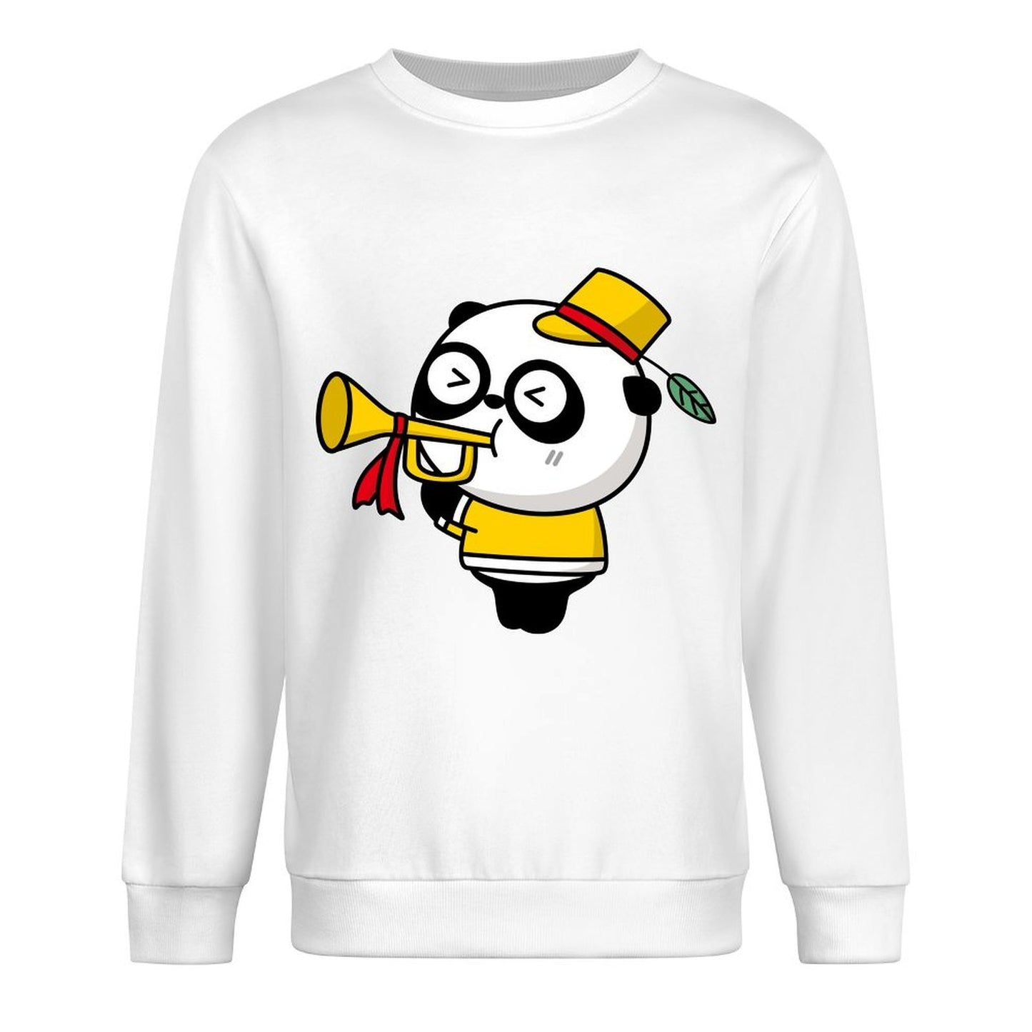 Front Patterned Long Sleeve TopSmoothWear TrueComfort