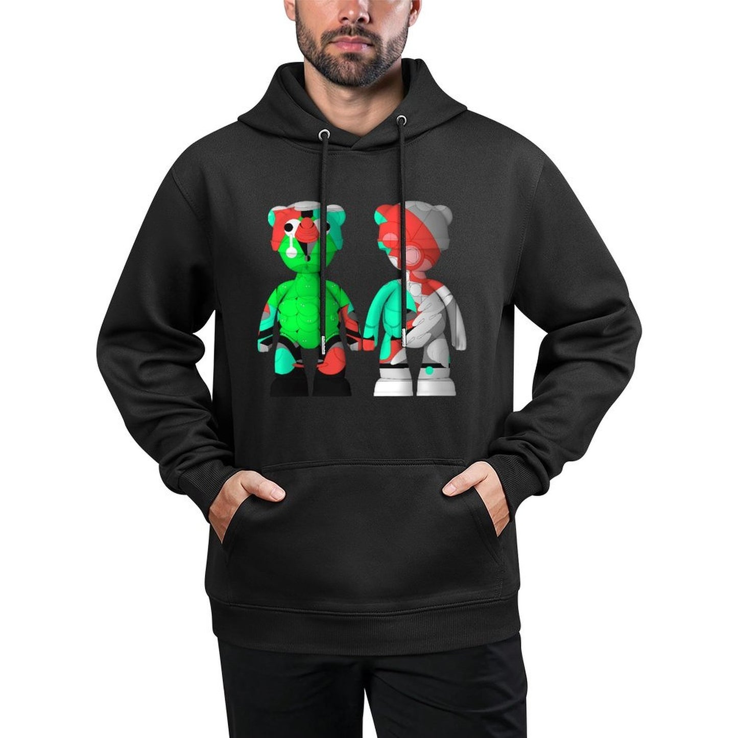 Hoodie Front PatternRetro BasicSeries