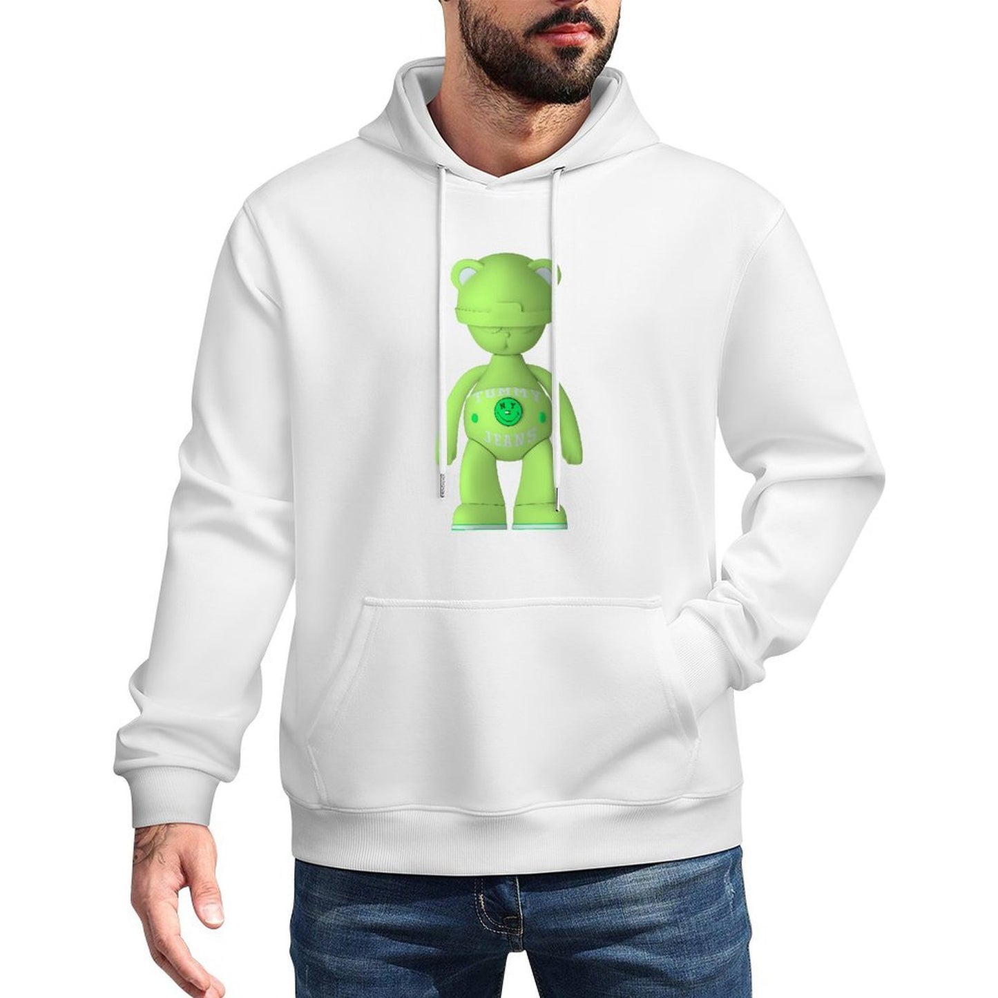 Hoodie Front PatternPocket Tee Comfort
