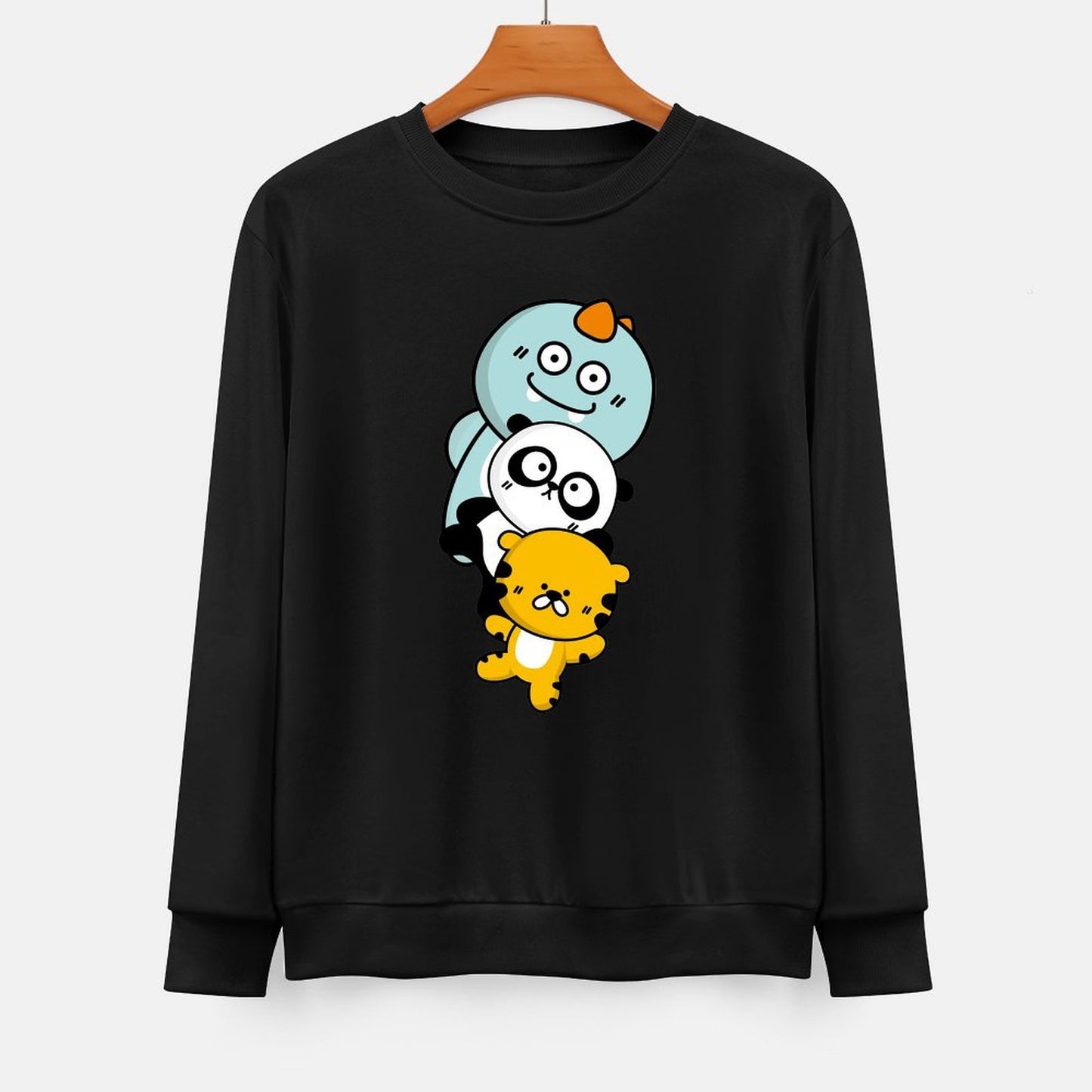 Front Patterned Long Sleeve TopHeritage PureStyle