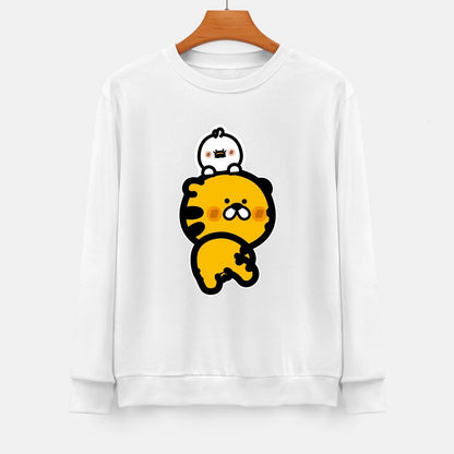 Front Patterned Long Sleeve TopSimpleFit Sleek