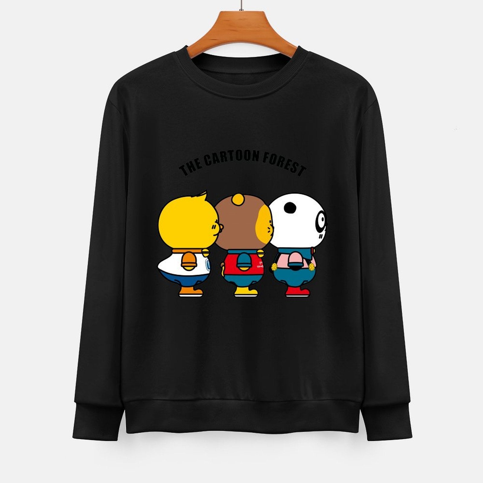  Front Patterned Long Sleeve TopSlim Fit PureStyle