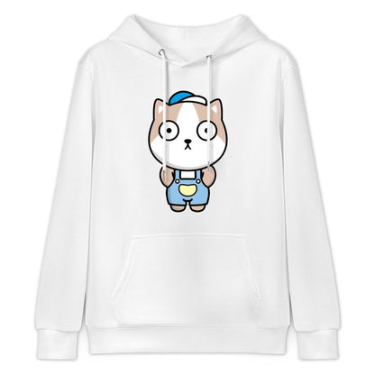 Relaxed Fit Natural Front Graphic Hoodies