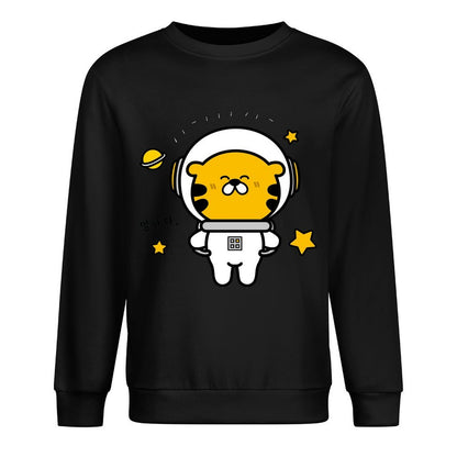 Front Patterned Long Sleeve TopHeat-Transfer CityStyle