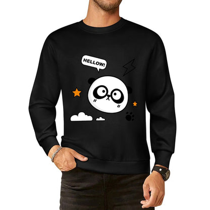 Front Patterned Long Sleeve TopCasual ClassicSeries