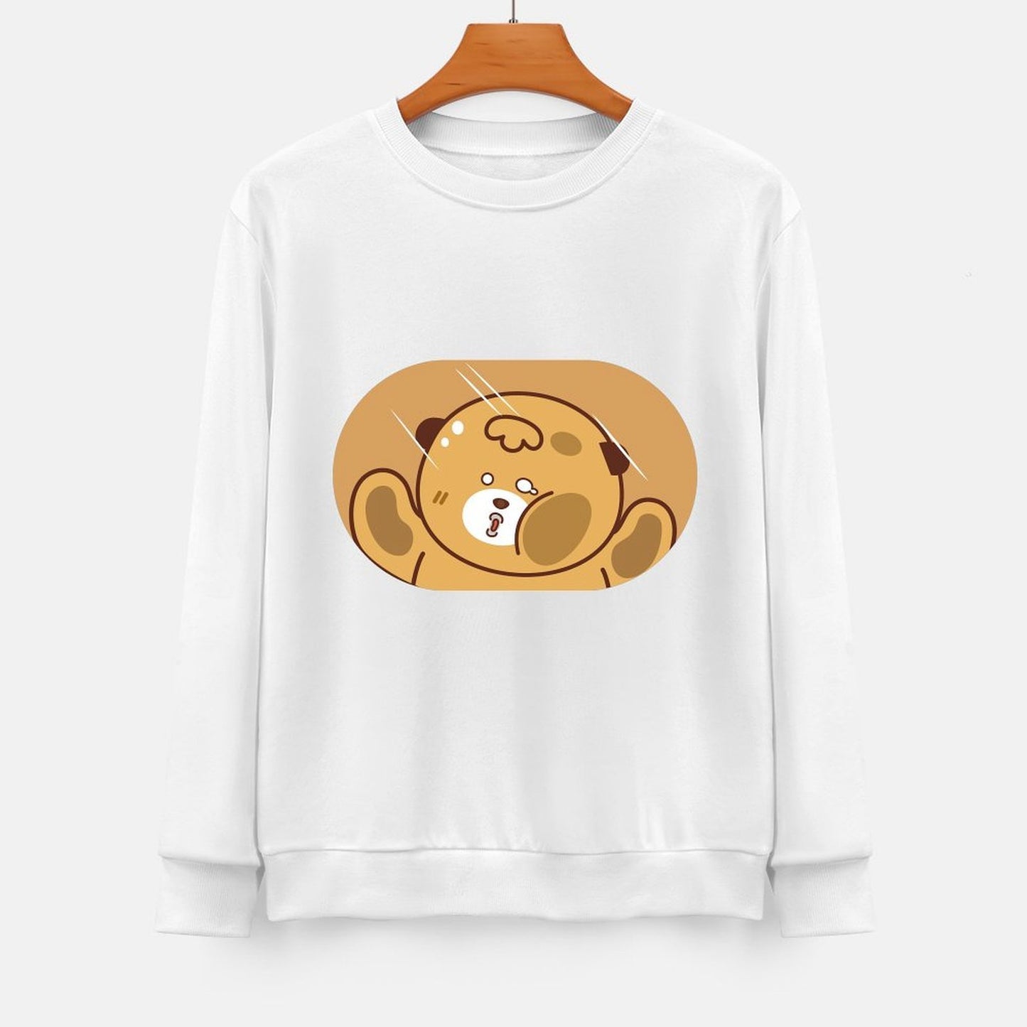 Front Patterned Long Sleeve TopPureStyle SmoothWear