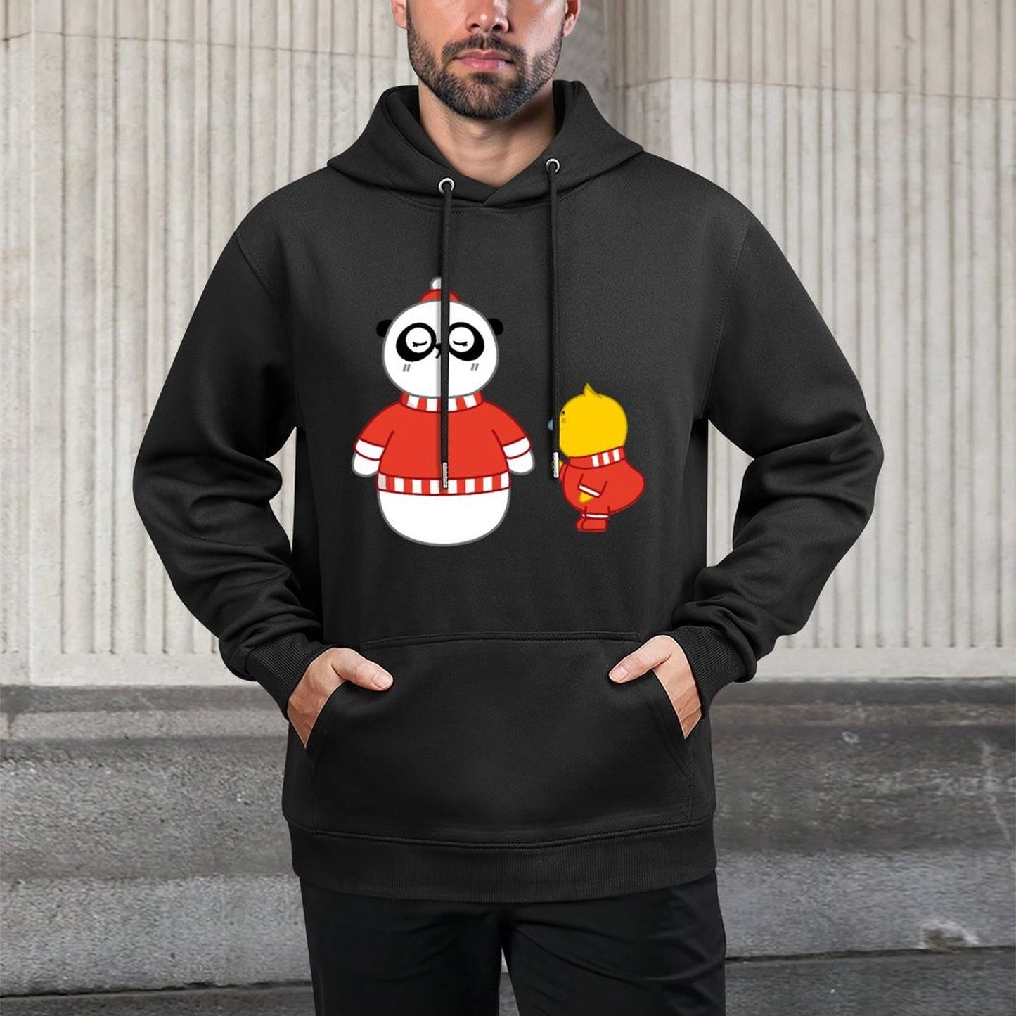 EverydayFit Premium Finish Front Graphic Hoodies