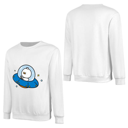 Front Patterned Long Sleeve TopOutdoor DailyFit