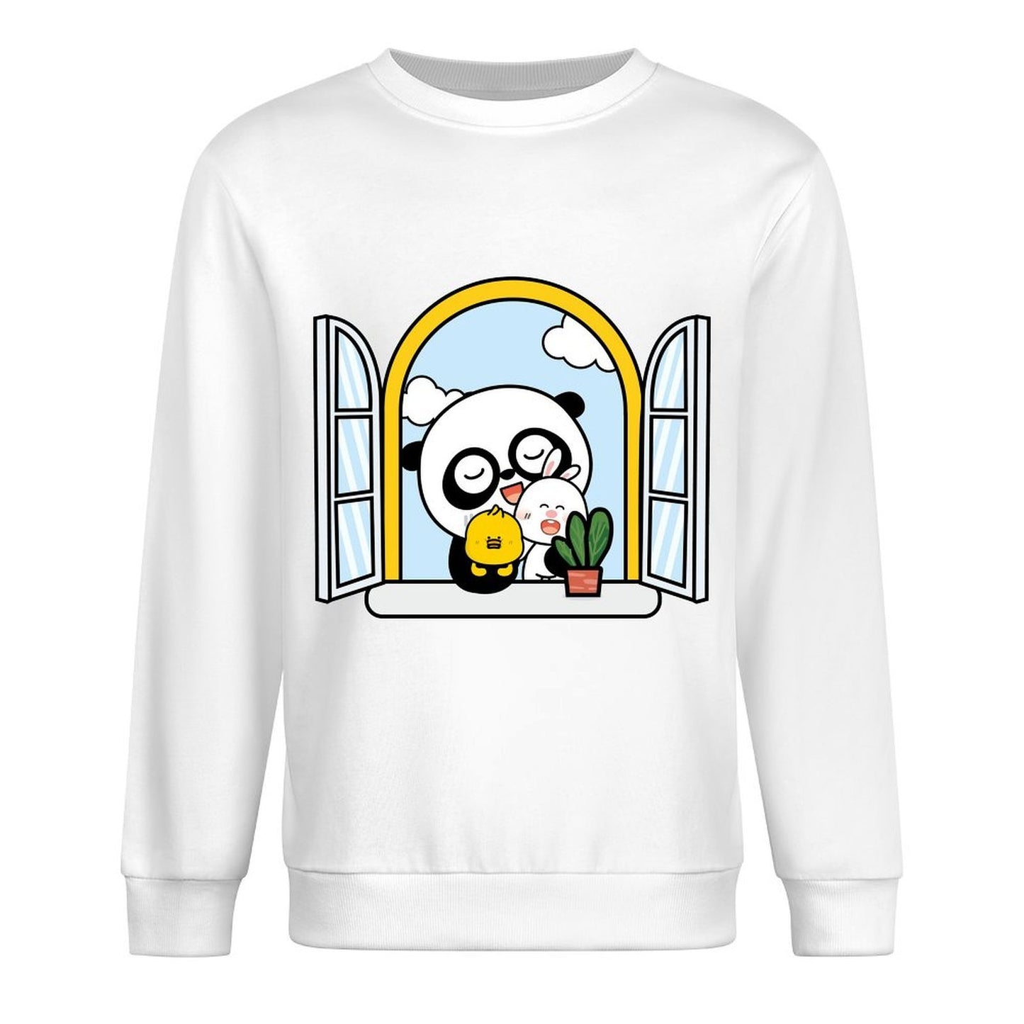 Front Patterned Long Sleeve TopChill Long Lasting