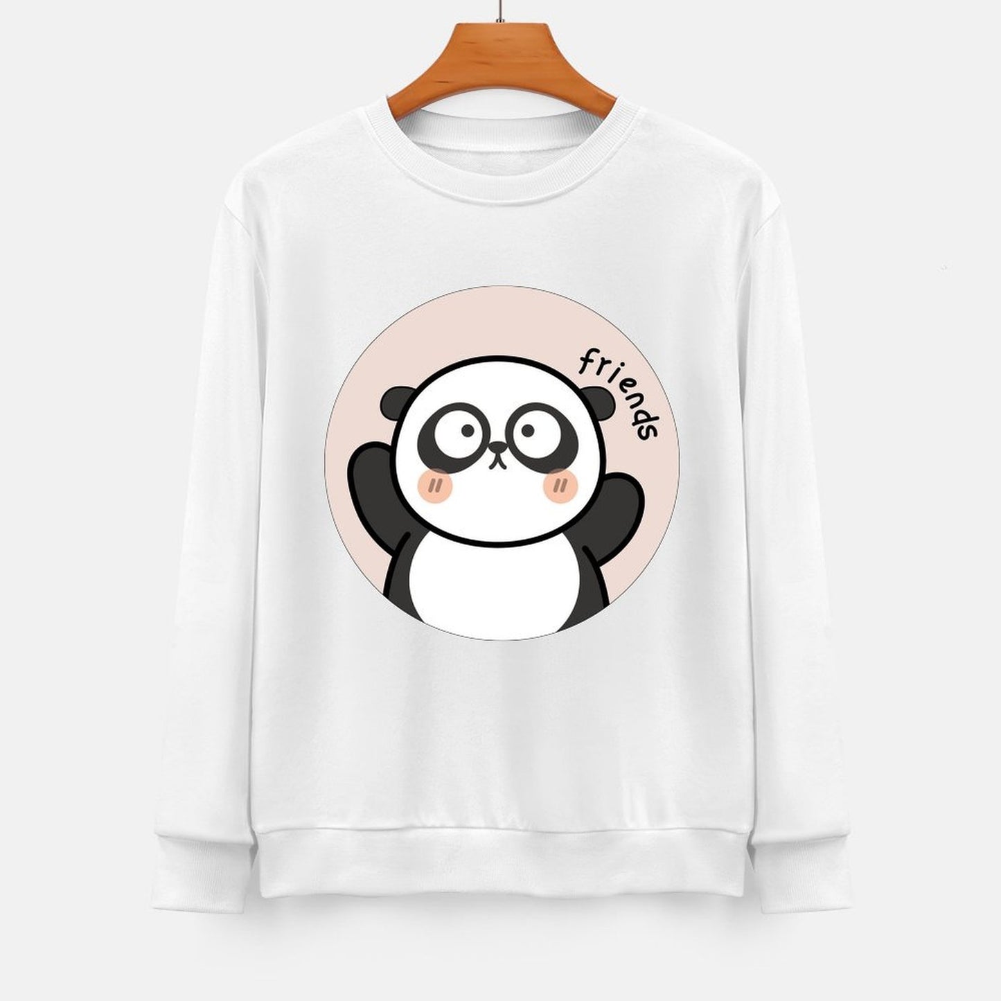 Front Patterned Long Sleeve TopVibrant Colors Clean Edges