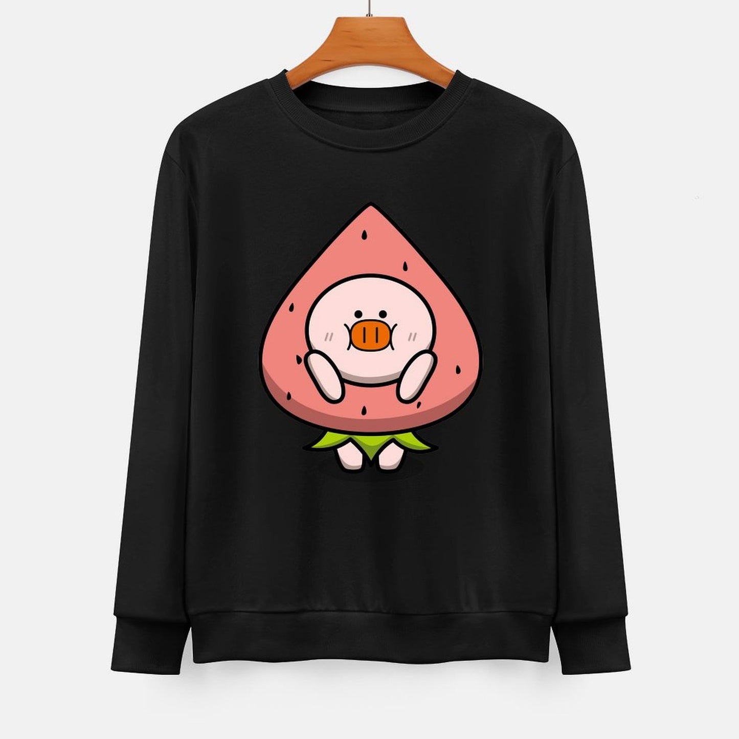  Front Patterned Long Sleeve TopLightweight SoftTouch