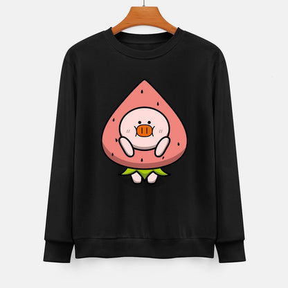  Front Patterned Long Sleeve TopLightweight SoftTouch