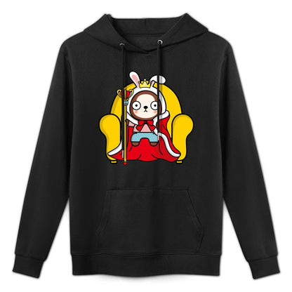 Pocket Tee Crewneck Front Graphic Hoodies