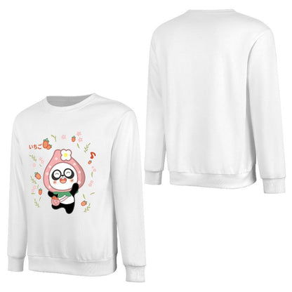 Front Patterned Long Sleeve TopEasy-Care Daily