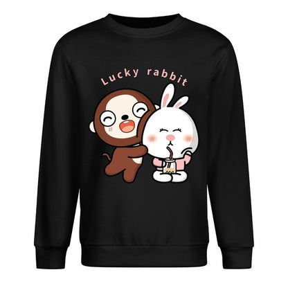 Front Patterned Long Sleeve TopIndoor Soft-Touch