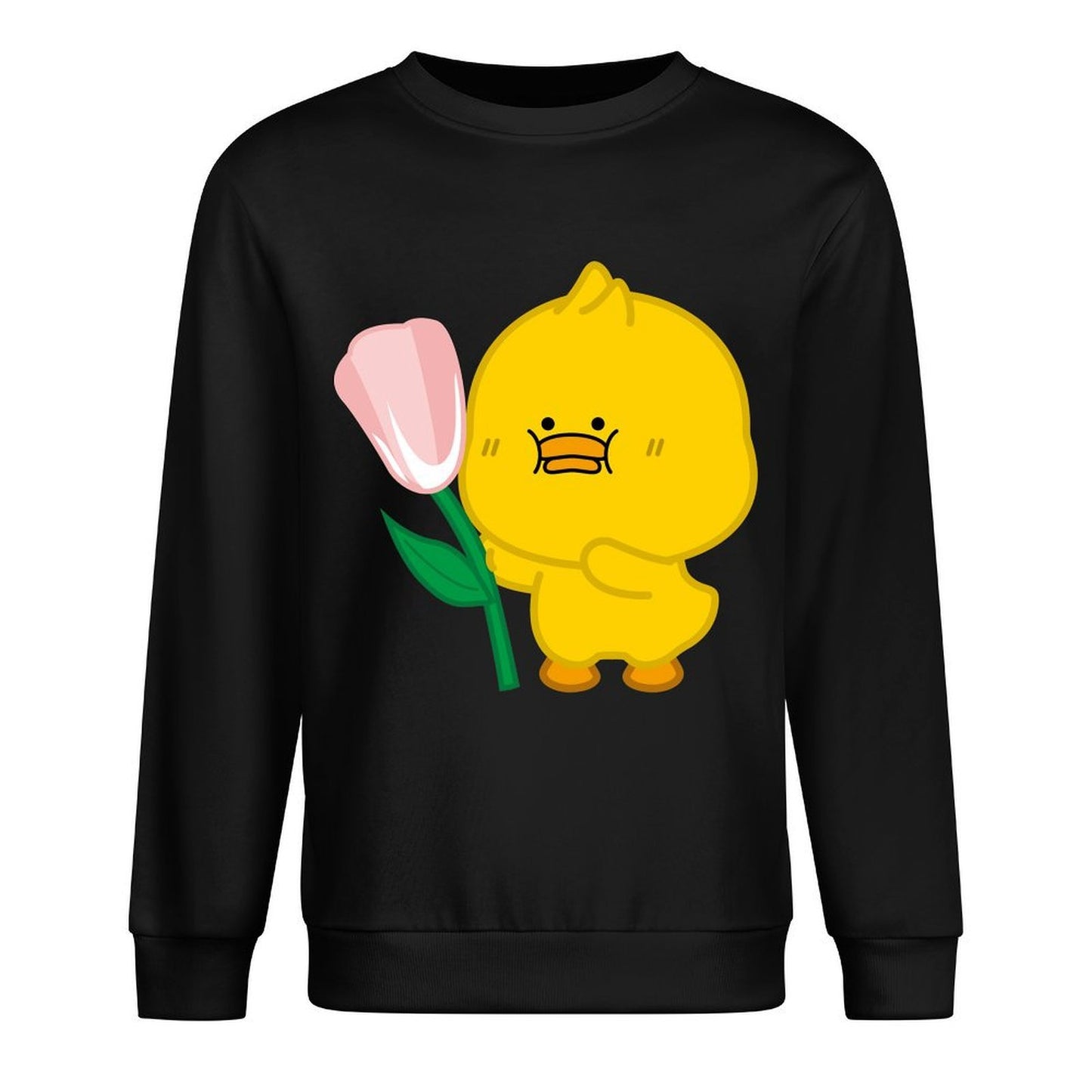 Front Patterned Long Sleeve Top100% Cotton Clean