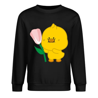 Front Patterned Long Sleeve Top100% Cotton Clean