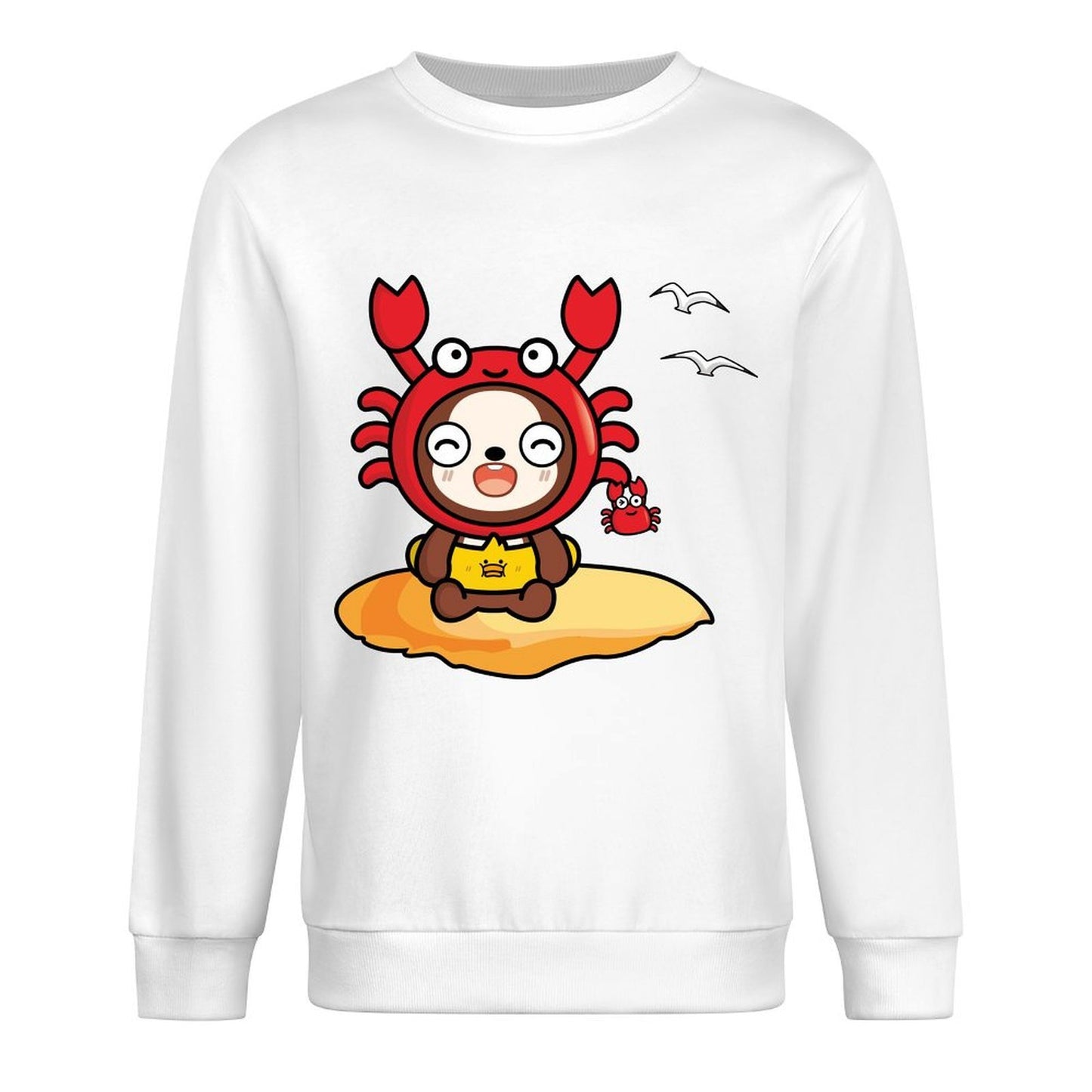 Front Patterned Long Sleeve TopShrink-Resistant Signature