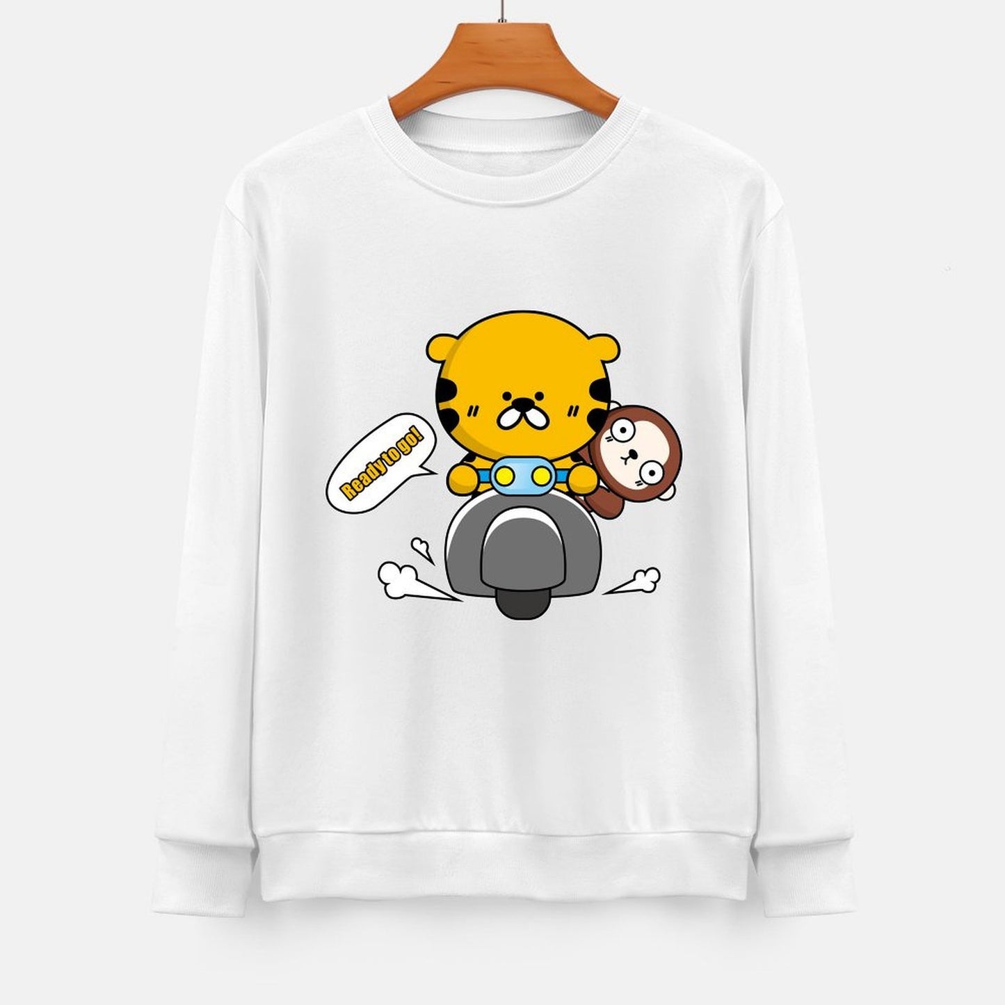 Front Patterned Long Sleeve TopUrban Natural