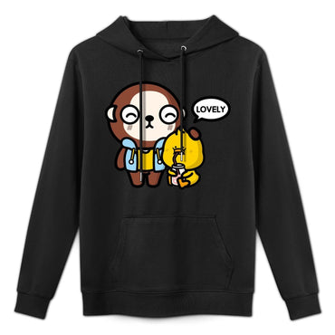 100% Cotton Clean Edges Front Graphic Hoodies