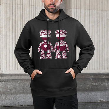 IPIB 250g Hooded Pocket Sweatshirt Front GraphicMen's Hooded  Sweatshirt6000096-1