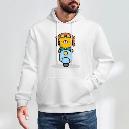 Crew Neck StreetLine Front Graphic Hoodies