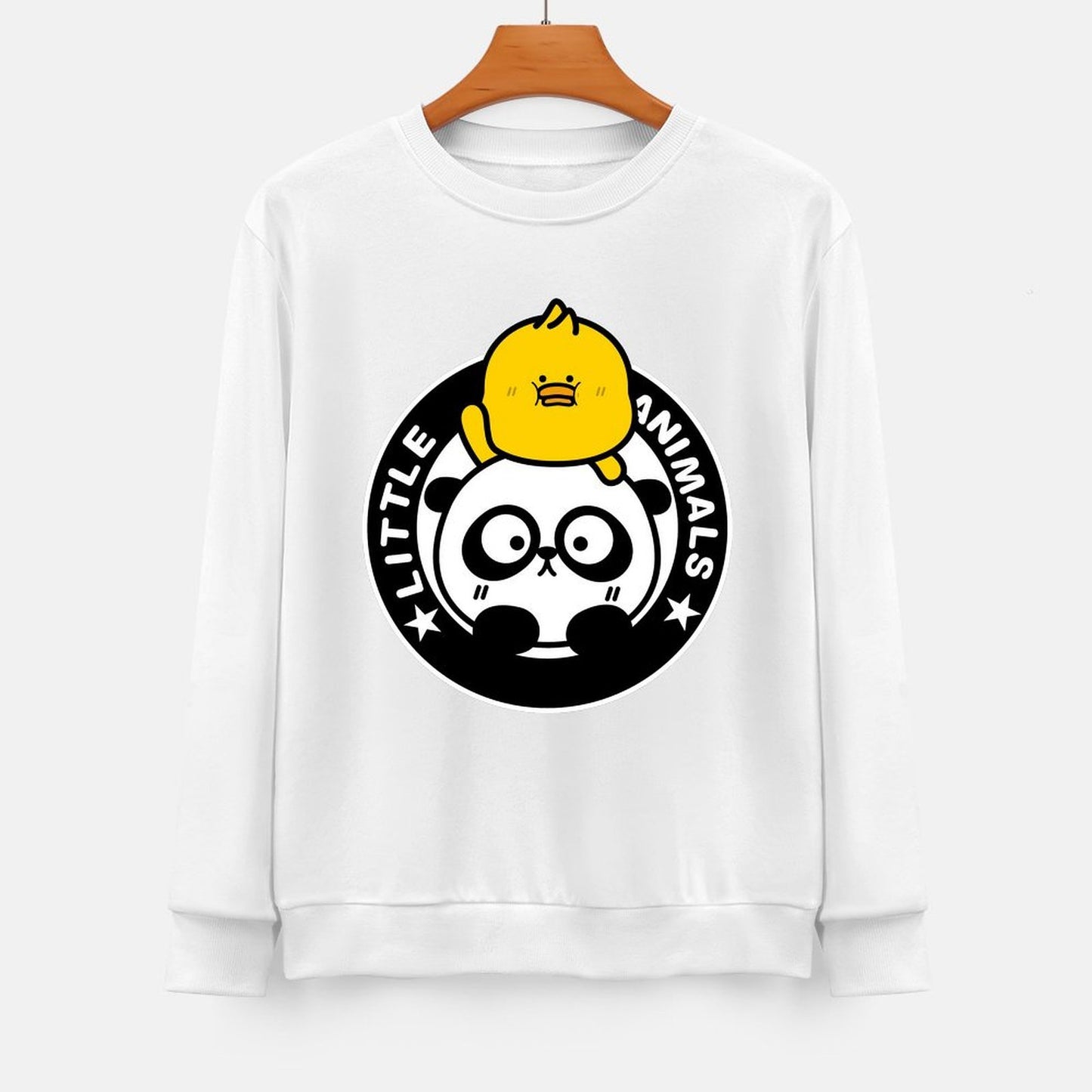 Front Patterned Long Sleeve TopRelaxFit Original