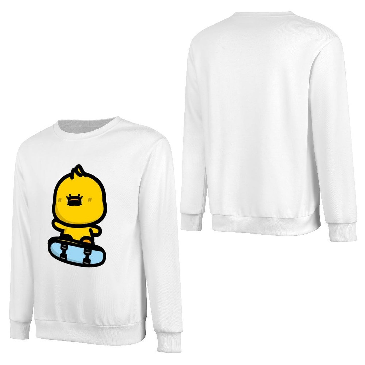 Front Patterned Long Sleeve TopSoft Neat