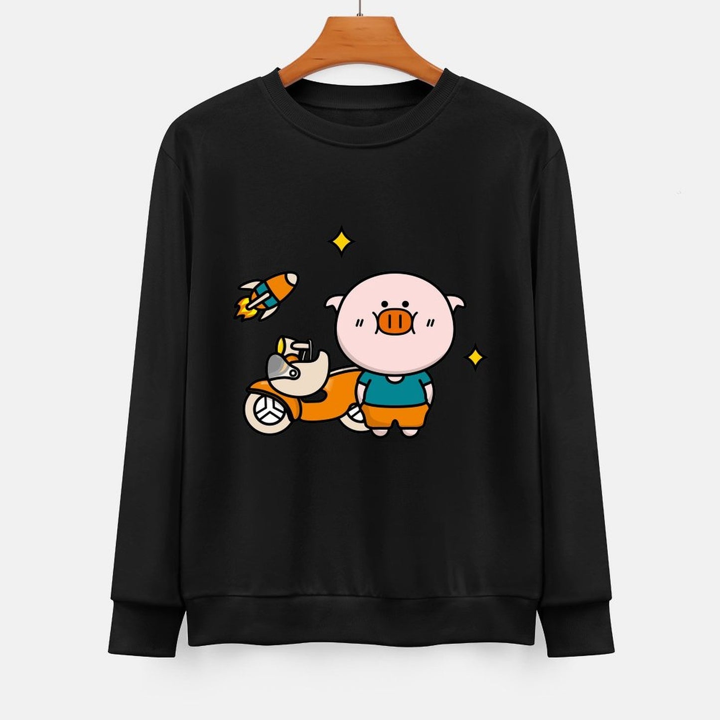  Front Patterned Long Sleeve TopPremiumSeries Active