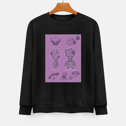 IPIB 250g Crew Neck Long Sleeve Sweatshirt Front GraphicCrew Neck Long Sleeve Sweatshirt6000008-7
