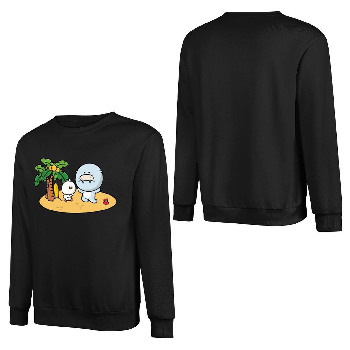 Front Patterned Long Sleeve TopEco / Sustainable Series