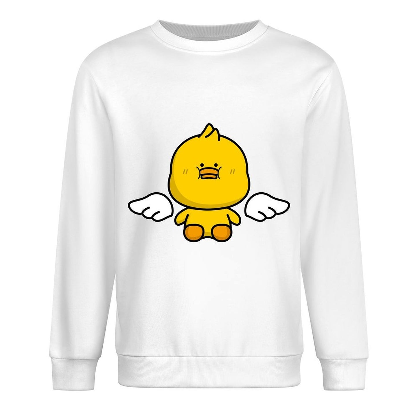 Front Patterned Long Sleeve TopNatural EverydayComfort