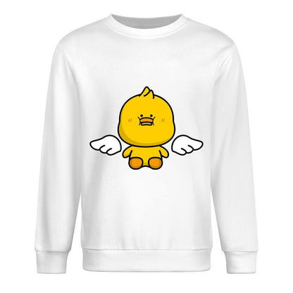 Front Patterned Long Sleeve TopNatural EverydayComfort