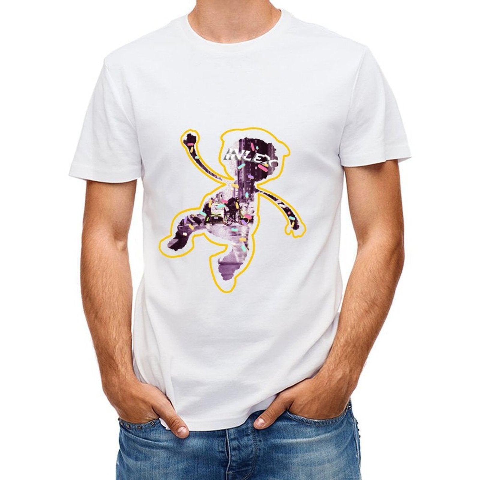 Inlex Bear T-shirtsWrinkle-Free LooseFit T-Shirt