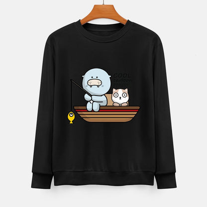  Front Patterned Long Sleeve TopCoreLine EverydayTee