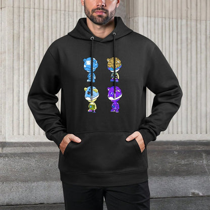 Hoodie Front PatternSolid Active