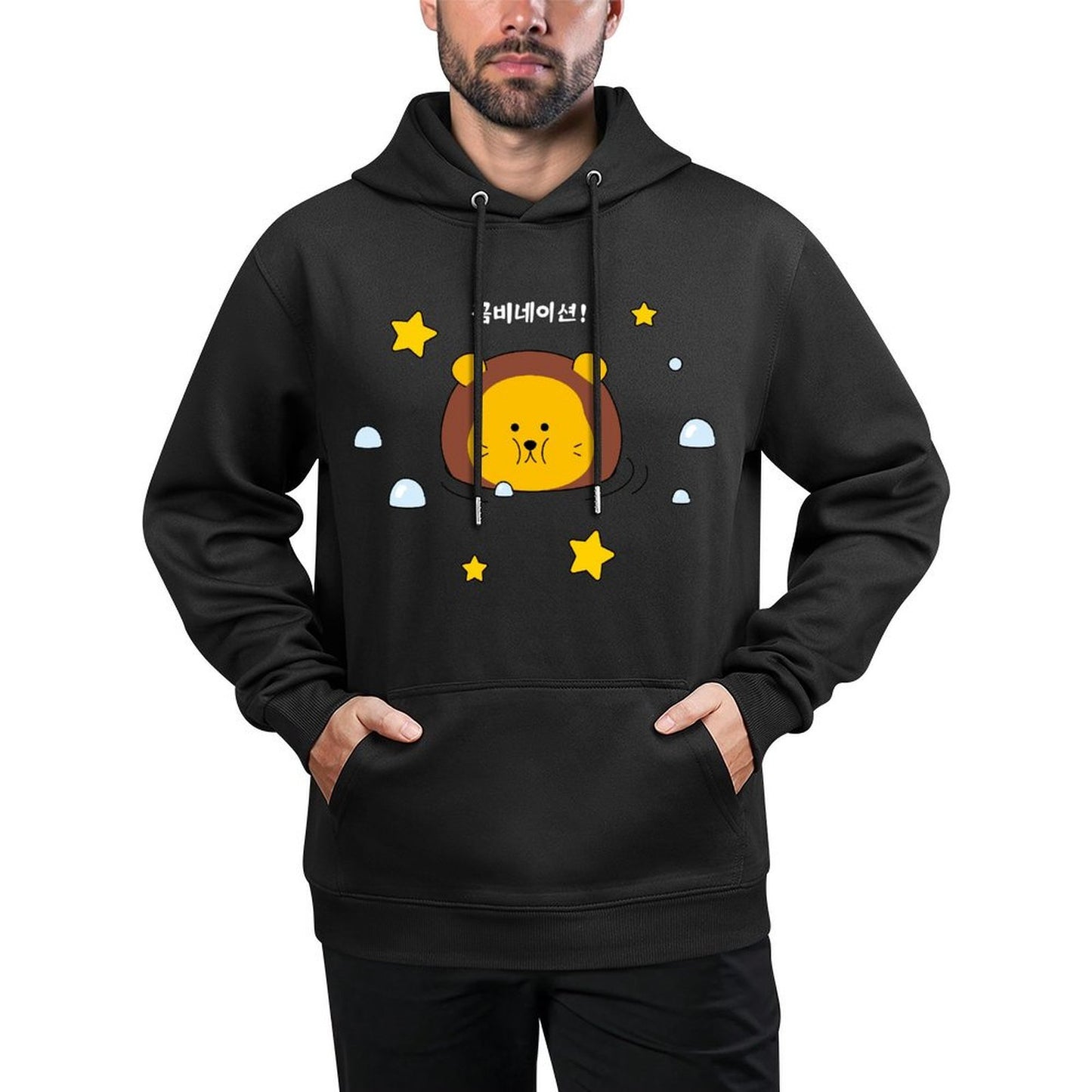 IPBR 250g Hooded Pocket Sweatshirt Front GraphicMen's Hooded  Sweatshirt4000754