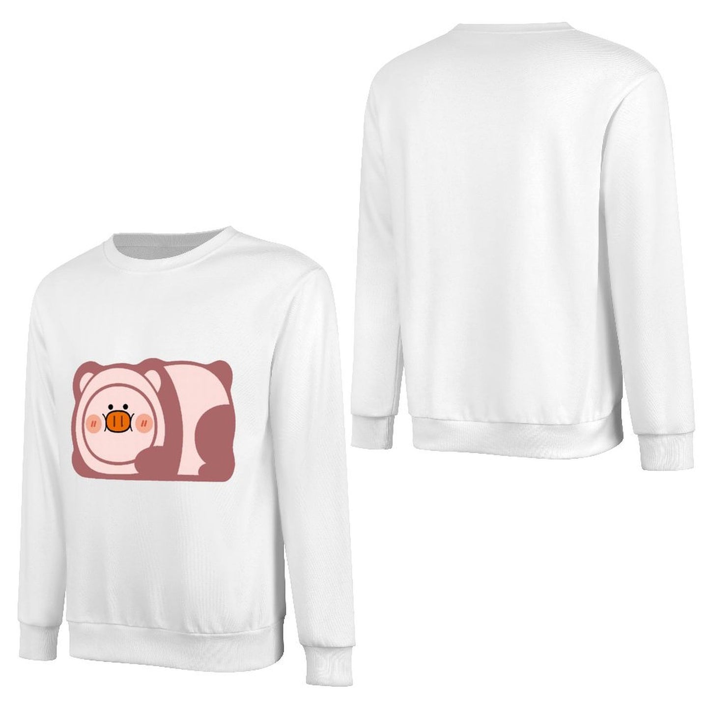 Front Patterned Long Sleeve TopClassicSeries 100% Cotton