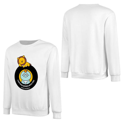 Front Patterned Long Sleeve TopLifestyleLine Logo-Ready