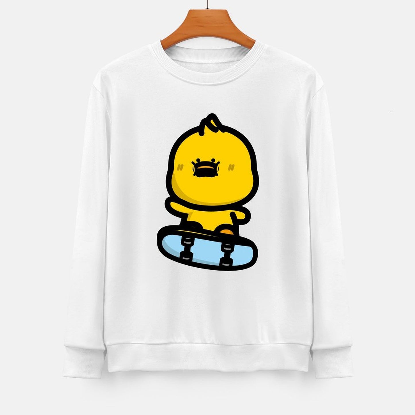 Front Patterned Long Sleeve TopSoft Neat