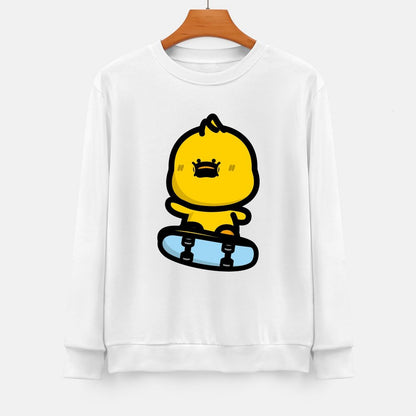 Front Patterned Long Sleeve TopSoft Neat