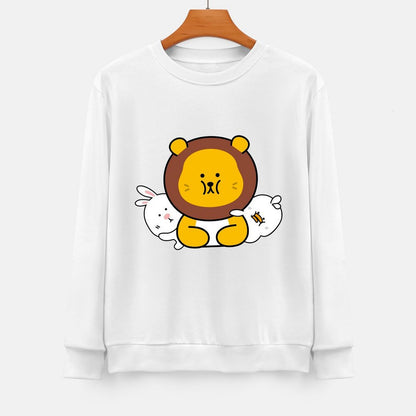 Front Patterned Long Sleeve Top100% Cotton Pocket Tee