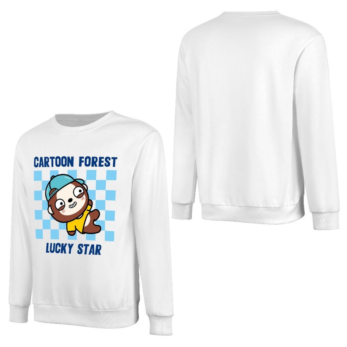 Front Patterned Long Sleeve TopClean EasyStyle