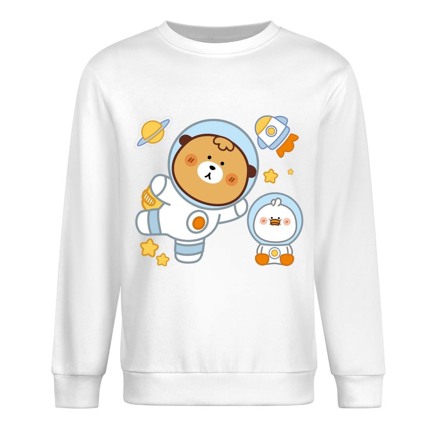 Front Patterned Long Sleeve TopFresh AllSeason