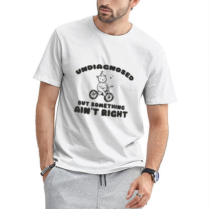 Inkmay Casual Cotton T-shirt Bmx Rider In Mid Air Jump Unisex T-shirtStreetLine SoftLine T-Shirt