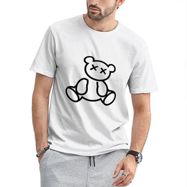 Inkmay Casual Cotton Unisex T-ShirtAllSeason Daily T-Shirt