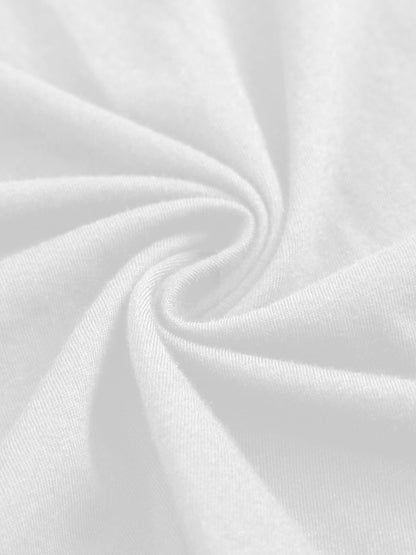 Custom-made white men's comfortable breathable sleeveless shirt